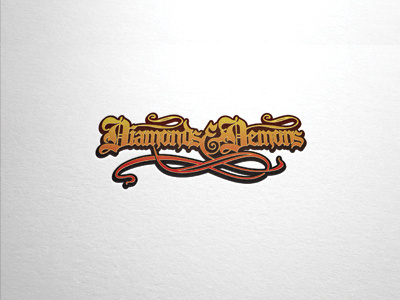 Diamonds & Demons branding design logo typography