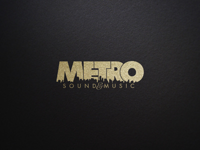 Metro Logo branding design graphic design logo typography