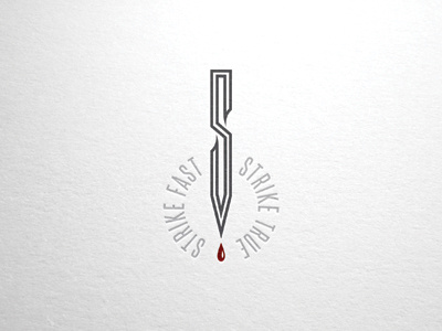 Strike Fast, Strike True branding design graphic design logo typography