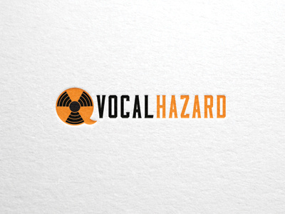 Vocal Hazard Logo branding design graphic design logo