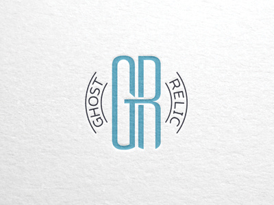 Ghost Relic Logo branding design graphic design logo typography