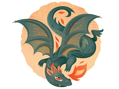 Dragon dragon illustration vector