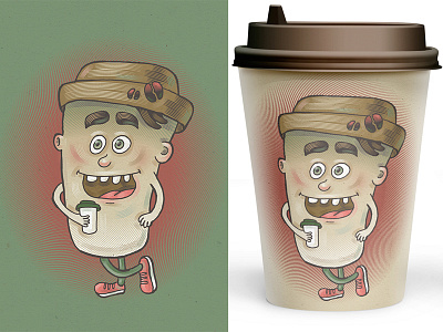 Coffee paper cup Illustration coffee cup