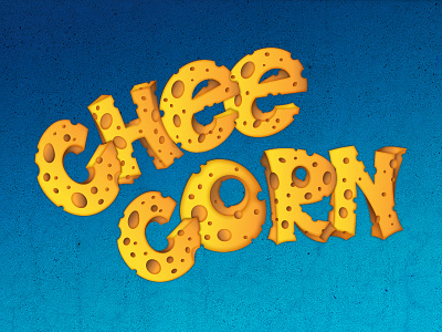 Cheecorn cheese letters