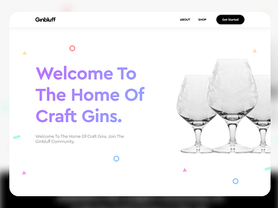 Gin Subscription Website Design