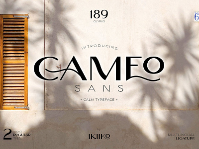 Cameo Sans - Elegant Font