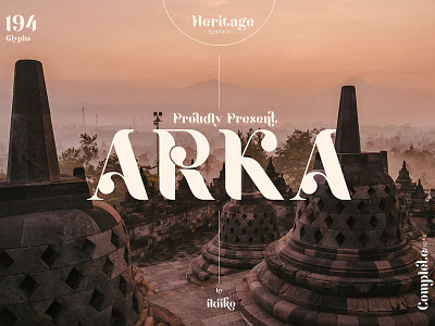 Arka - Heritage Font