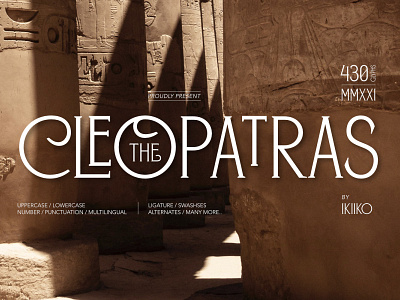 The Cleopatras - Heritage Font