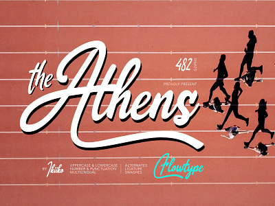 The Athens - Ribbon Font