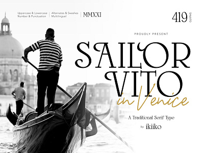 Sailor Vito - Traditional Serif Font
