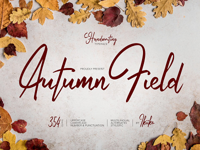Autumn Field - Handwriting Font