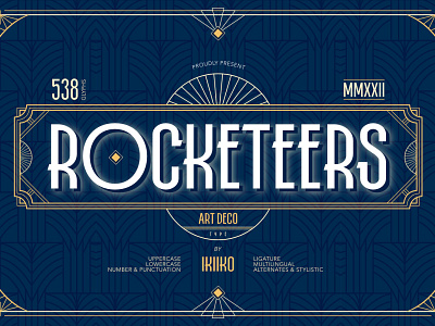 Rocketeers - Art Deco Font