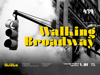 Walking Broadway - Bold Serif Font