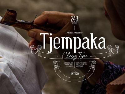 Tjempaka - Classy Font classyfont condensed condensedfont displayfont displaytype elegantfont font logo logofont logotype retro retrofont typeface typography vintagefont