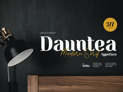 Dauntea - Modern Serif Font