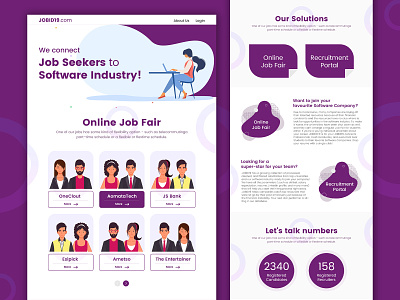 JobiD 19 design job seeker ui ui ux web design web development website design