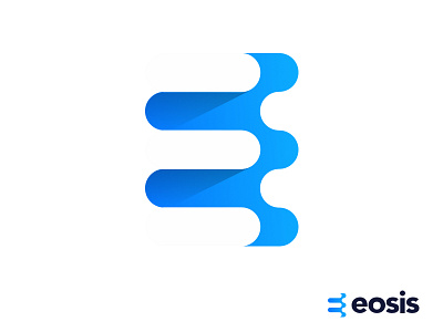 Eosis logo concept branding dawn eos eosis goddess negative space tech