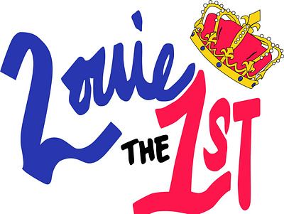 Louie The 1st Color branding icon logo vector