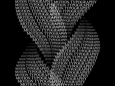 Hello Dribbble! after effects bnw cd4 kinetic type motion design typography