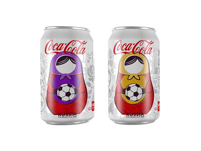 Coca Cola FIFA World Cup 2018 after effects branding cd4 cinema 4d coca cola concept drinks fifa motion design package packaging russia
