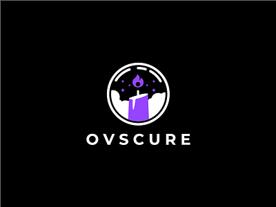 Ovscure (Personal Brand) black candle discovery eye flame mystery obscure undiscovered violet white