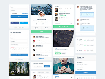 Psd freebie : MFD UI kit