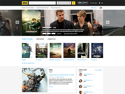 Imdb Homepage Concept2