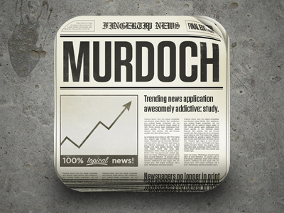 Murdoch app icon iphone murdoch newspaper