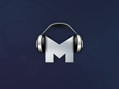 M is for... not flat? Mideast Tunes App Icon (Android) android app icon headphones m mideast tunes music skeuomorph