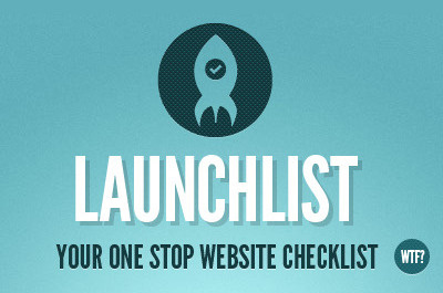 Launchlist aqua checklist form glow launch logo rocket tick web wtf