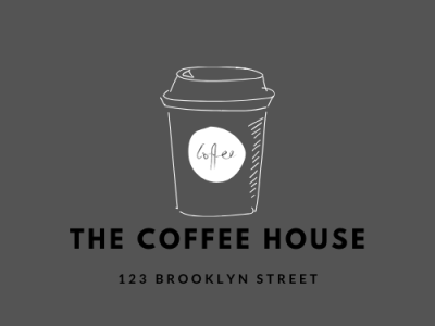 Project Coffee House branding clean logo design side projects