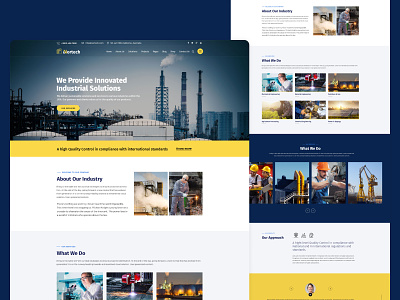 Nortech - A Industry and Engineering WordPress Theme chemicals commercial corporate enery engineering factory industrial industrial theme industry logo manufactruing oil and lubricant plant refinery ui