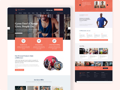 Personal Trainer designs, themes, templates and downloadable graphic  elements on Dribbble