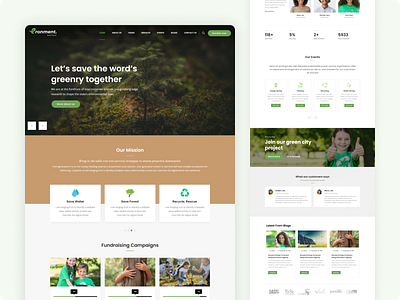 Eronment - Environment / Non-Profit Web Design