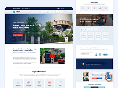 Safedia - Security HTML Template bodyguard cctv fire alarms guard house safety protection safety security security camera security company security systems