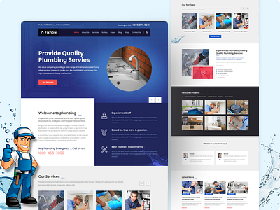 Fixnow - A Perfect Plumbing Web Design