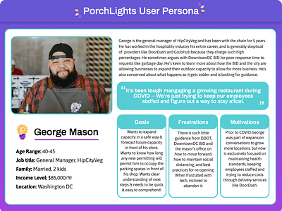 PorchLights User Persona branding community community app design figma user persona ux whimsical