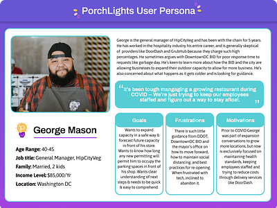 PorchLights User Persona