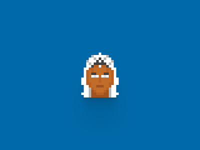 Storm pixel head 16bit marvel pixelart storm x mens