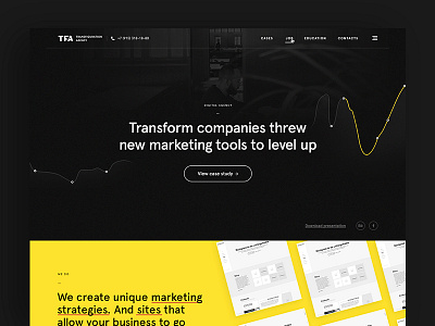 TFA digital agency agency design marketing studio ui ux webdesign