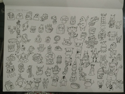 doodle characters