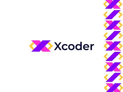 Coding logo design - Coding logos - X letter logo