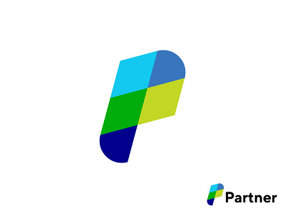 P logo mark