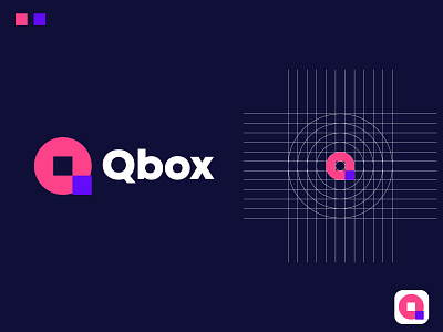Qbox logo design box logo branding creative mark letter logo logo logo design modern logo mondolmn q design q logo q mark qbox