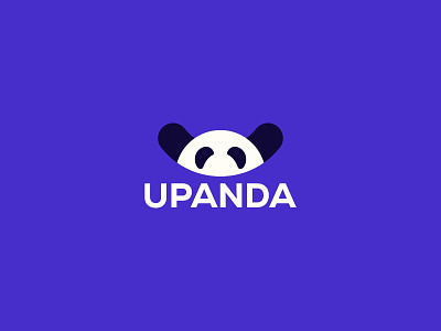 Panda, U + Panda creative logo design panda logo u unique design upanda