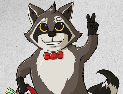 Randy the Racoon animal childrens book racoon