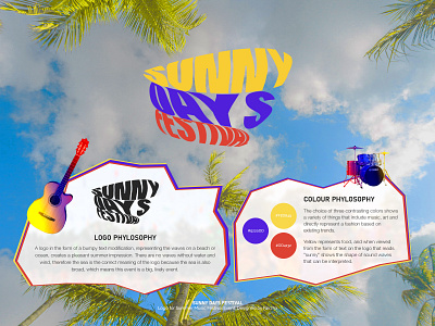 Sunny Days Festival Branding branding design graphic design logo logo design
