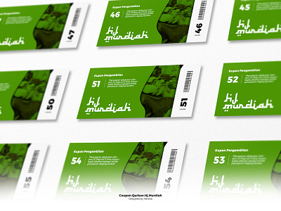 Coupon Qurban Hj.Murdiah coupon coupon design design graphic design visual design voucher voucher design