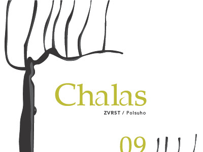 Wine Labels Chalas graphic design labels