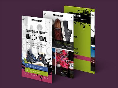 Want to crash a party ? app converse interface ios iphone mobile ui